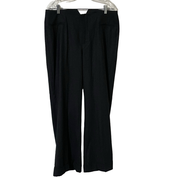Nwt’s Body by Victoria Dark Charcoal Wide Leg Pants Size 14 - Picture 1 of 8